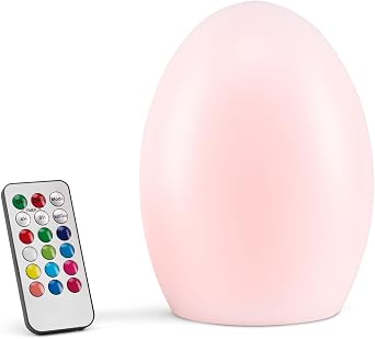 RED5 Home & Garden Mood Light - Colour Changing Remote Control Light Up Water Resistant Orb Lamp