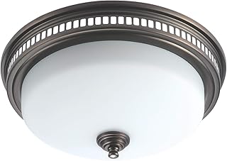 Lift Bridge Kitchen & Bath DRND110ORB Ventilador de escape decorativo para baño, bronce aceitado