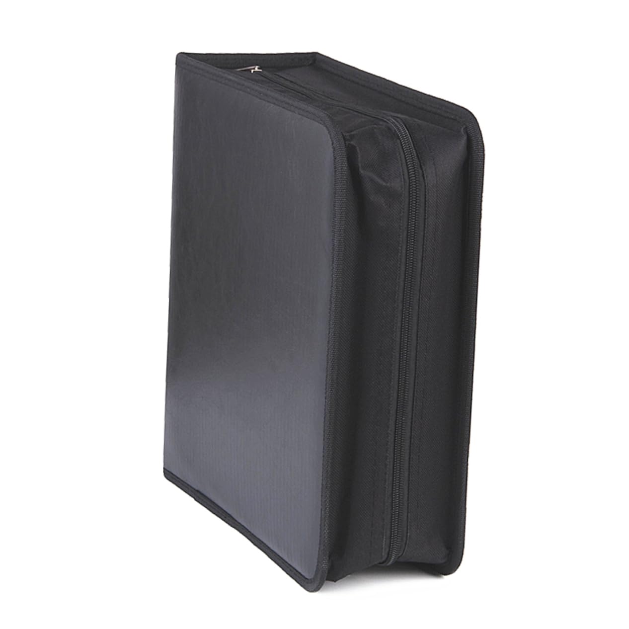 iplusmile Custodia per CD e Dvd da Slot Borsa Portatile in Pelle Pu per Riporre CD e Dvd Cerniera Scorrevole Facile da Usare