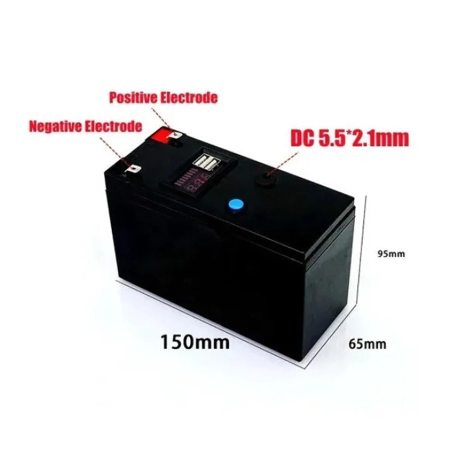 Batteria A Ciclo Profondo Batteria Di Riserva Al Litio Da 24 V 120 Ah | Alimentatore Alimentatore da esterno con interfaccia USB Display di alimentazione