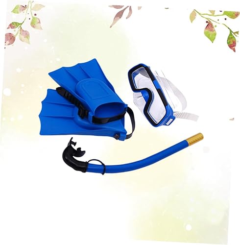 Miniatura 4 de Snorkeling Mask Set with Breathable Diving Snorkel and Non-Slip Flippers Shoe for Swimming Diving Snorkeling Sports Flexible Fins