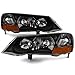 For Acura TL UA5 Chrome Clear HID-D2R Xenon Type Headlights Front Lamps Repalcement Left + Right Pair