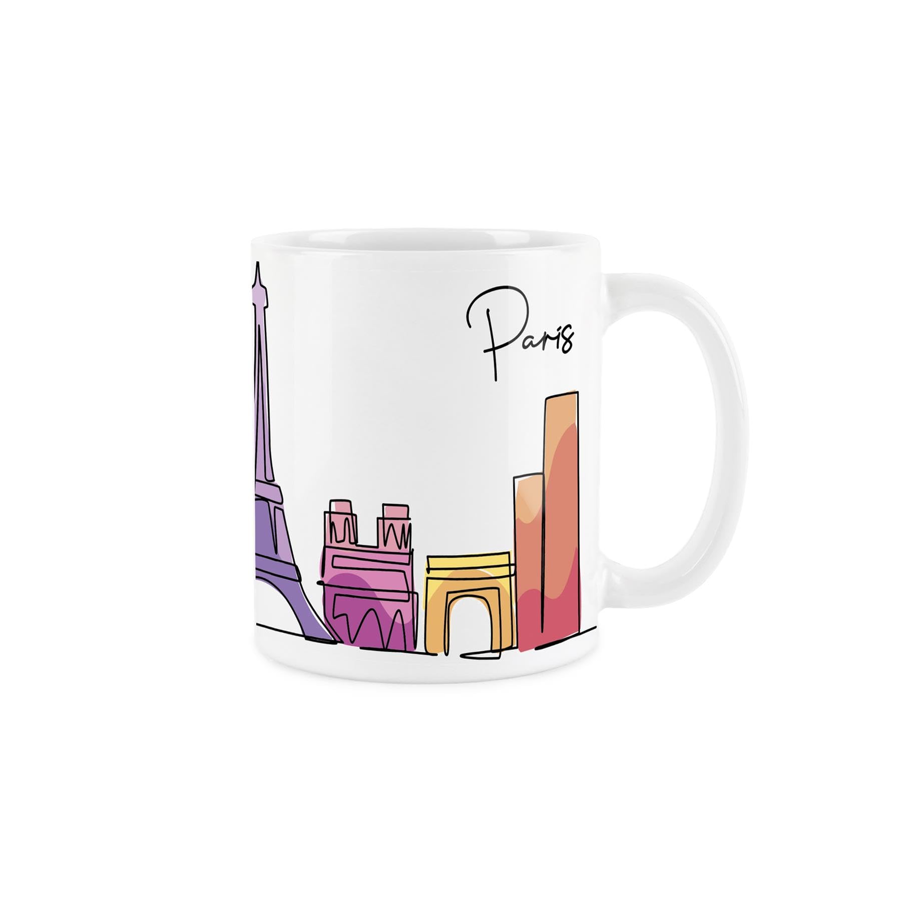 Purely Home Taza de cerámica con leche malteada, diseño de