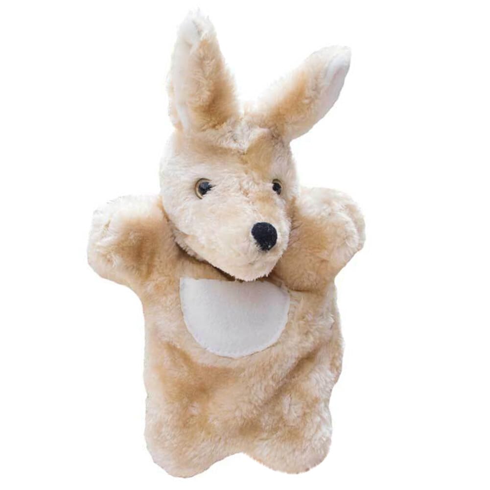 Animal Design Plush Toy,Asudaro Soft Plush Animal Puppet,Hand Gift Kid Animal Storytelling School Toy for Kids Role Play Kangaroo