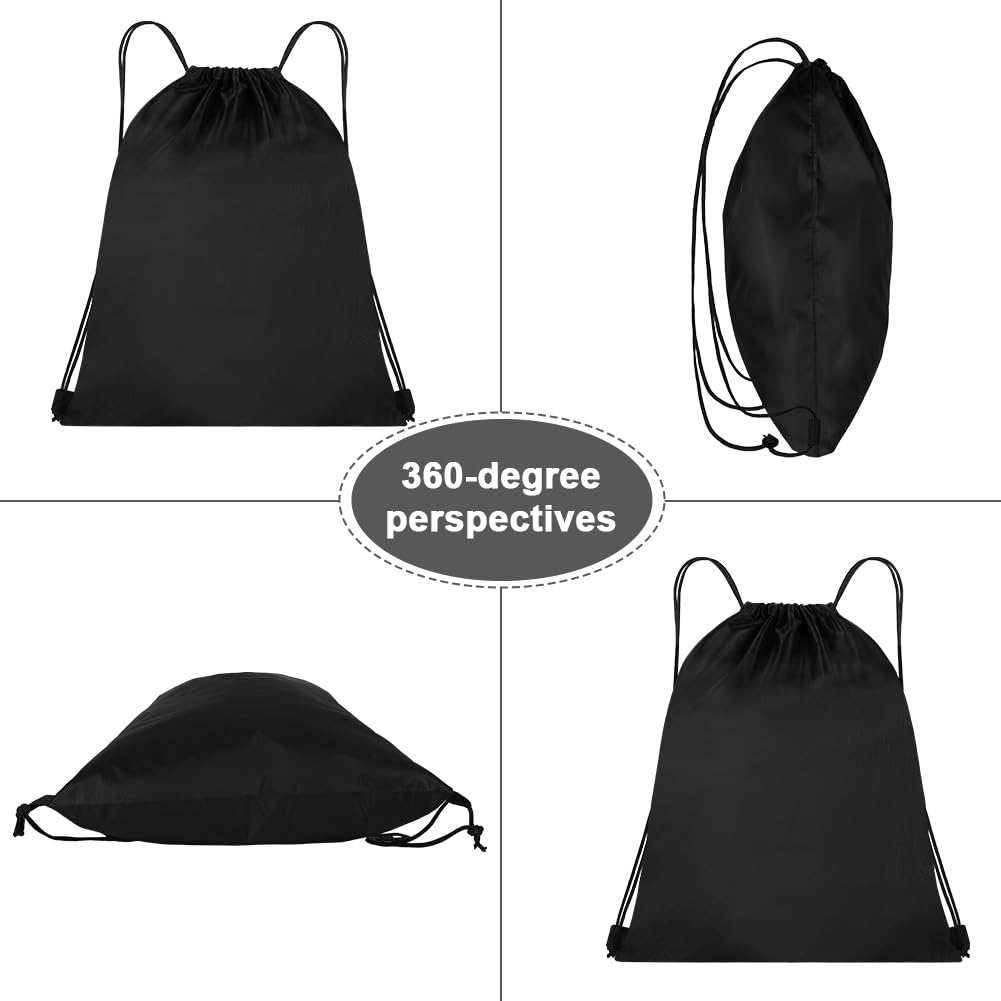 DiULi Sac de Sport avec Cordon de Serrage, Sac à Dos à Cordon de Serrage pour Sport, S-ac à Dos Étanche avec Fermeture Éclair Extérieure pour Les Vacances, Les Voyages