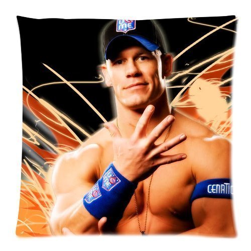 Cartrol Cotton & Polyester Custom Pillowcase- John Cena Zippered Throw