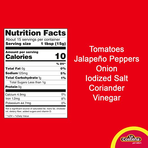 La Costeña Homestyle Salsa, 7.76 Ounce Can (Pack Of 24) #TOP2