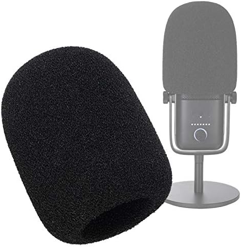 Microphone Pop Filter - Mic Foam Windscreen Cover Compatible with Elgato Wave:3 Premium USB Condenser Microphone to Blocks Out Plosives by YOUSHARES