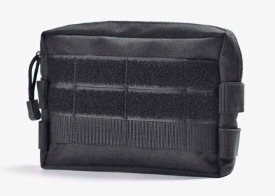 Semper Paratus Gear Gifts for Men Horizontal Zippered Pouch Multi-Purpose Utility Storage Bag - (7 x 5.1x1.8 inch) - 1000D Nylon - Pouches Compact EDC Waist Bag Organizer