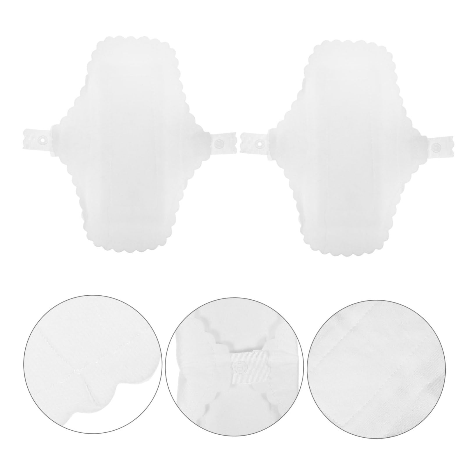 COLLBATH 3er-set Waschbare Menstruationspads Aus Baumwolle Für Frauen Wiederverwendbare Pads Für Mädchen Über Nacht Maxi Bequem Und Für Die Periode 10 Stück * 3