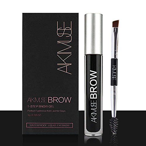 Eyebrow Gel - Waterproof, Natural, Long Lasting, Sweat Resistant, Transfer Proof, Fills and Thickens Brows, Smudge-Proof Tinted Liquid Brow Makeup Gel…