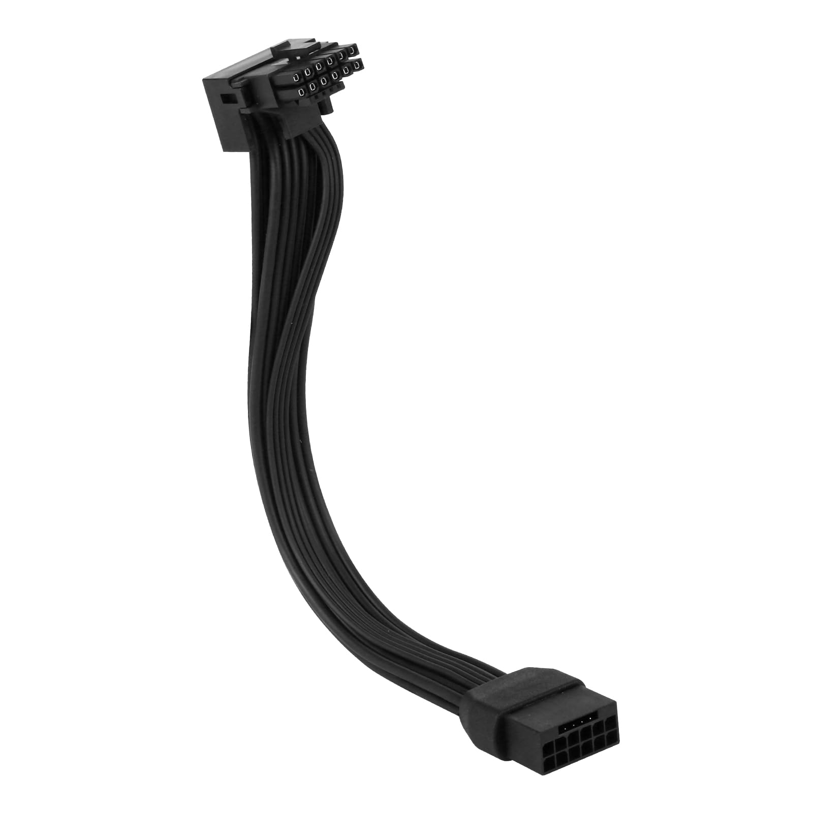 PCI-e 5.0 12VHPWR 90-Degree L-Shape Cable, 16AWG 600W For RTX 4090, 4080, 4070 Ti GPUs (12V-2x6 To 12V-2x6)