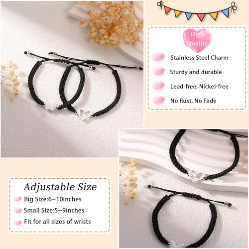 Image of P. BLAKE First Day of Kindergarten Bracelet Back to School Gifts Mommy and Me Matching Bracelets Set for Mother Daughter Son Girls Boys Jewelry Gifts