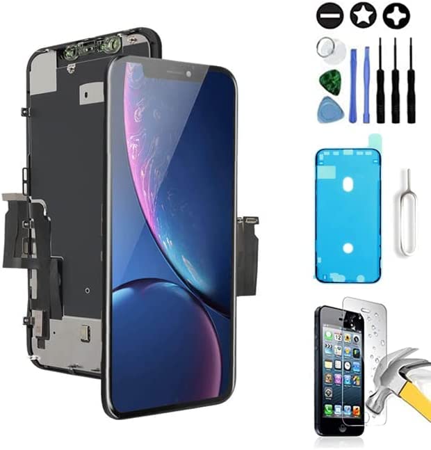 VITRE TACTILE + ECRAN LCD RETINA SUR CHASSIS POUR IPHONE 6S NOIR