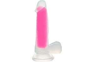 Experience Limitless Pleasure with Our 6.5 Inch Pink Luminous Dildo for Women,...