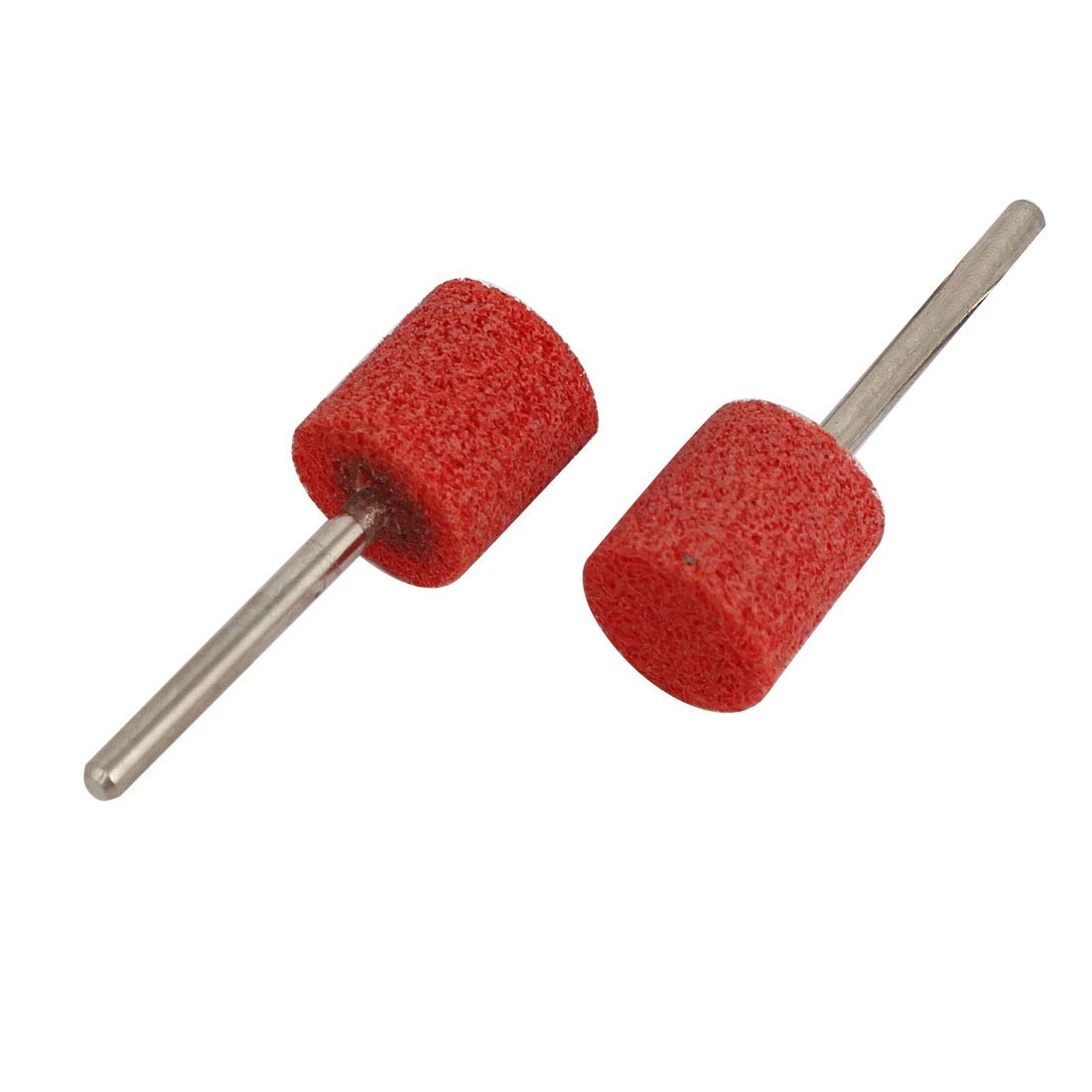 Aexit 3mm drill hole Abrasives 600 Grit Nylon Fibre Polishing Grinding Mounted Point Red 2pcs Model:96as213qo413