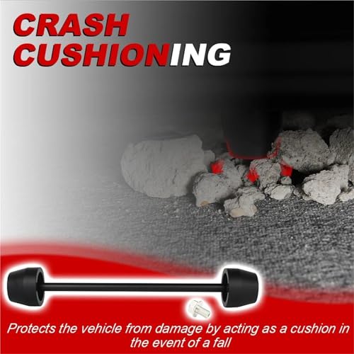 Slider d'essieu avant Hornet et CB1000R noir protection fourche - 5