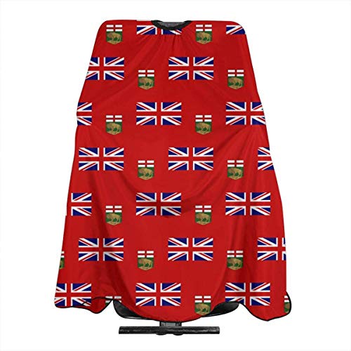 Preisvergleich Produktbild Manitoba Friseurumhang mit Kanada-Flagge, Friseurumhang