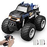 【Starke Stoßfestigkeit monstertruck ferngesteuert】Die neueste 4WD-Technologie mit Anti-Schock, Schwerkraft- und Geschwindigkeitsregelung. dass er eine starke Kollisionsbeständigkeit und eine starke stoßfeste Karosserie aufweist Wenn Sie auf einem weiten Feld beschleunigen, Die stoßdämpfende Federung mit vier Rädern ermöglicht ein reibungsloses Fahren auf unebenem Boden wie Gras, Sand usw. und schützt die elektronischen Komponenten in der Karosserie.