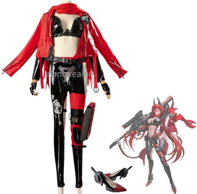 勝利の女神NIKKE レッドシューズ コスプレ 造形＋ウィッグ