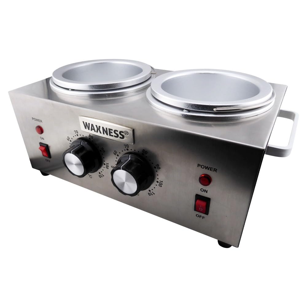 Calentador de cera doble WN-5002 Titanium Elite Series 2 x 1 libra