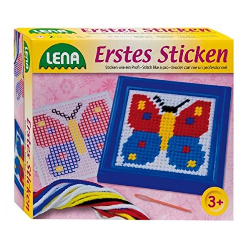 Preisvergleich Produktbild Lena 42611 - Erstes Sticken, Schmetterling