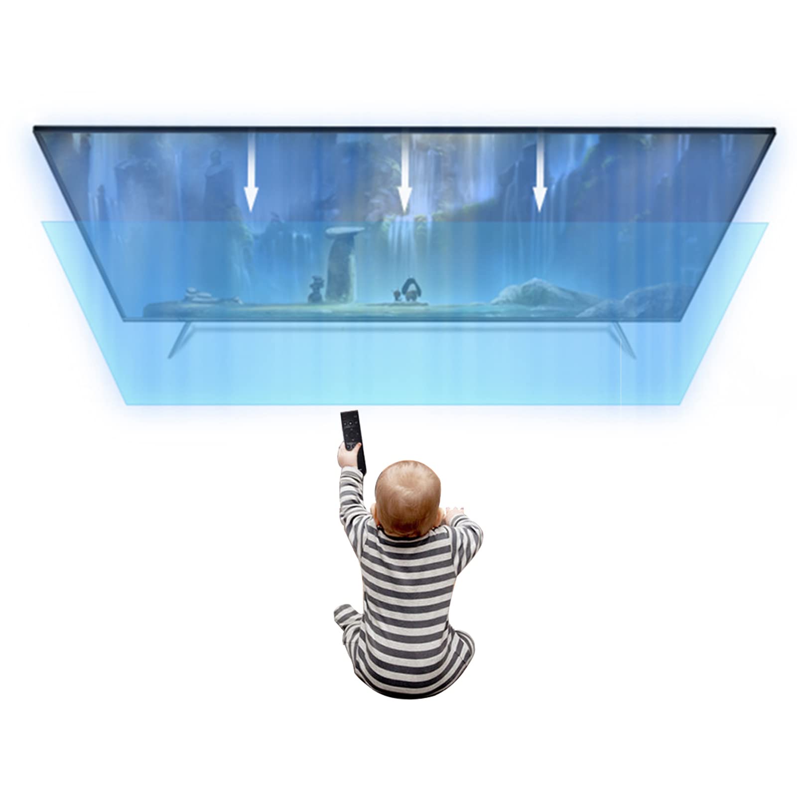 Film PET protecteur d'écran de télévision 39 pouces anti-reflet LCD LED OLED QLED