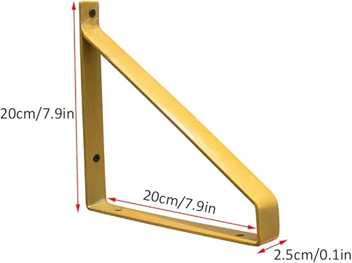 Miniatura 3 de Creative Load-Bearing - Soportes para estante de pared de hierro forjado con forma de triángulo, de madera, para sala de estar, TV, estantería de
