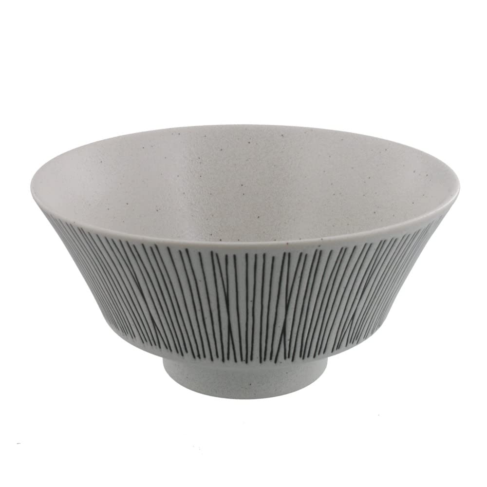 Modern Ramen Donburi Bowl, 7.1 inches, White