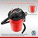 Shop-Vac 2.5 Peak HP Wet/Dry Vac Bucket Head, Fits 5 Gallon Bucket (Sold Separately), Portable Shop Vacuum, 1.25 Inch Diameter x 4 Foot Hose, 6 Foot Cord, Ideal for Jobsite, Garage, Workshop & Home