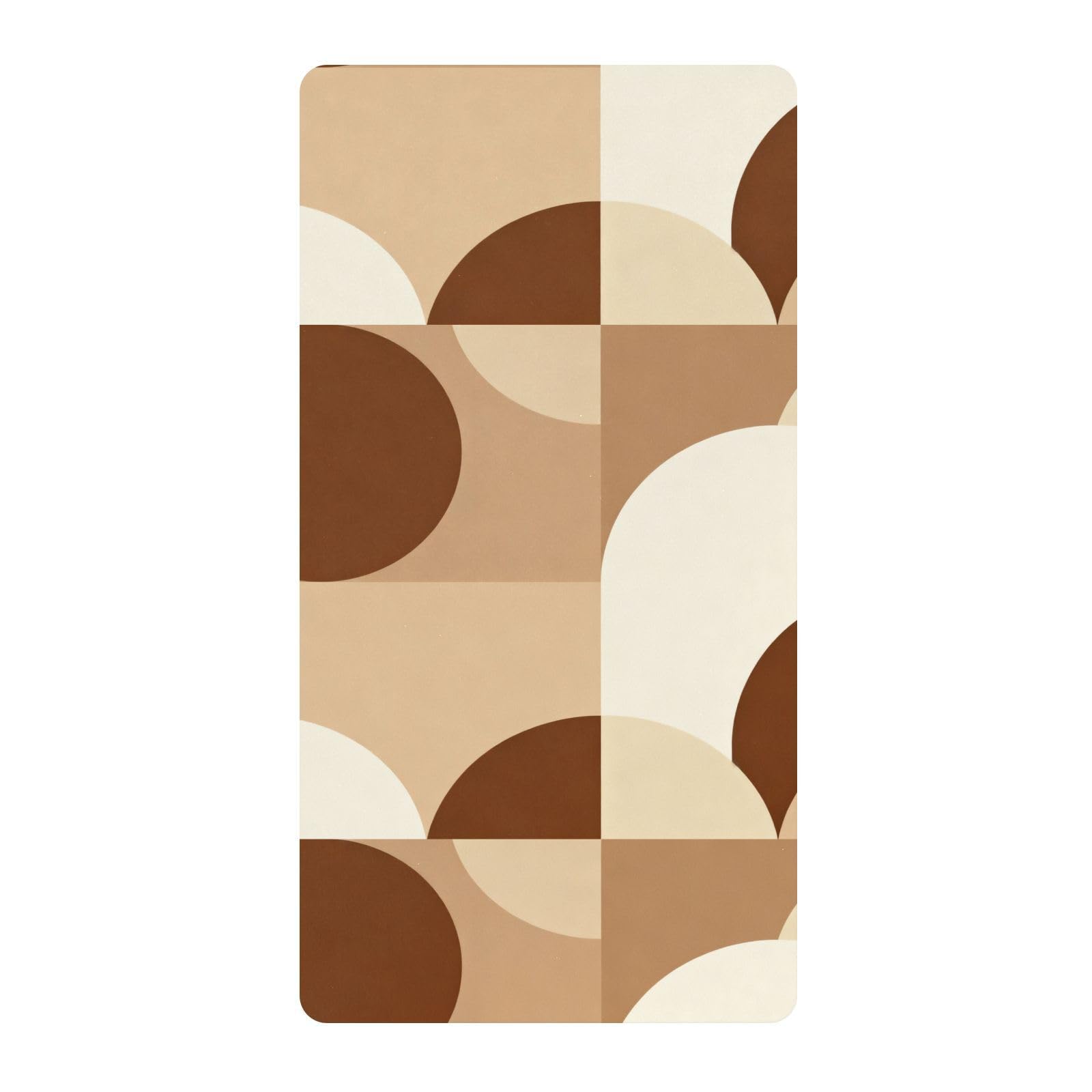 Parure de lit circulaire coton garçons filles housse de couette enfant marron