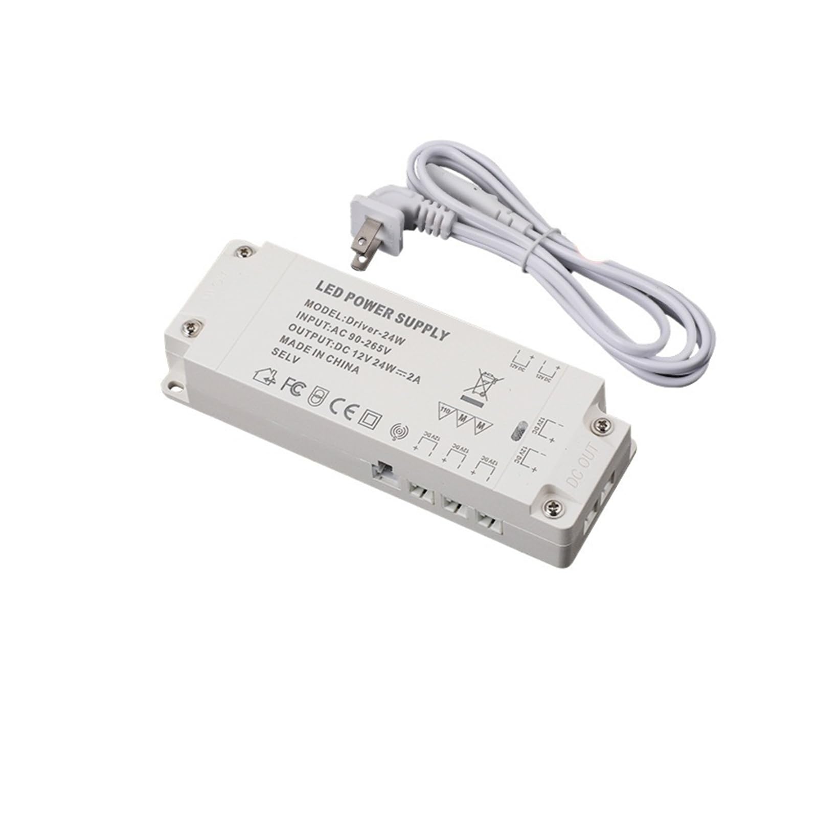 Alimentatore per illuminazione mobili | Uscita: 12V; Caratteristiche: Ultra-sottile/Controllo a sensore(12V-1.5A-18W-7 Route)