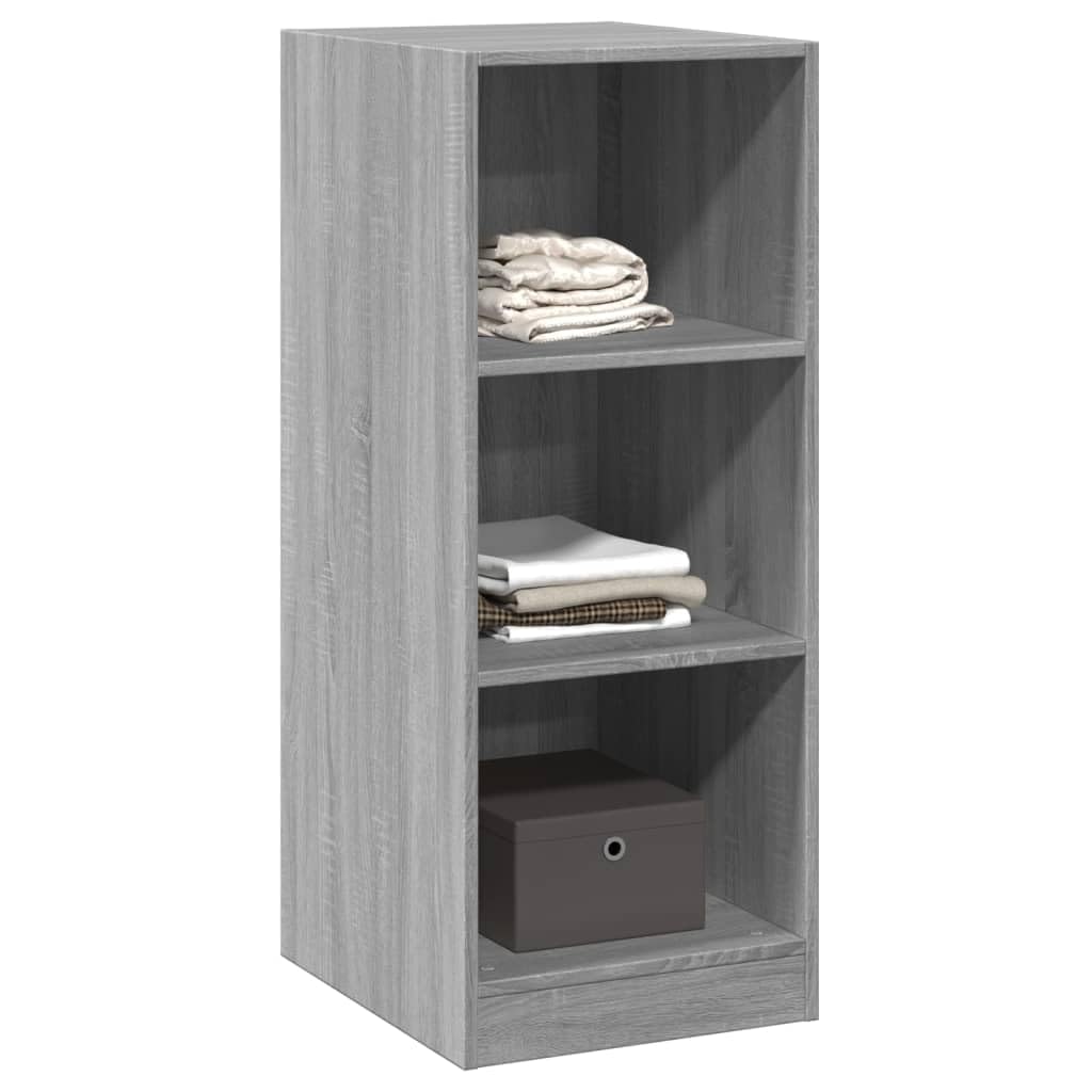 Armario de madera de ingeniería gris Sonoma 48x41x102 cm,Productos del hogar,Organización y almacenamiento,Almacenamiento de ropa y armarios,Organizadores de vestidores y perchas de barra-840833