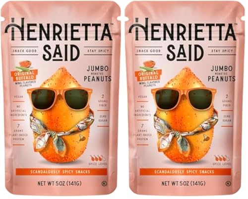 Image of Henrietta Said Original Buffalo Roasted Peanuts, 5 OZ (Pack of 2)