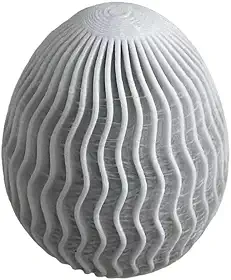 Ovo de Páscoa para Decoração (Pílula) (Branco)