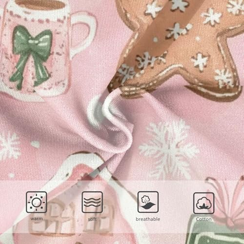 Girls' Panties Training Breathable Underwear for Girls Gingerbread House Christmas Seamless in Sizes 2T,3T, 4T, 5T, 6Y and 8Y3