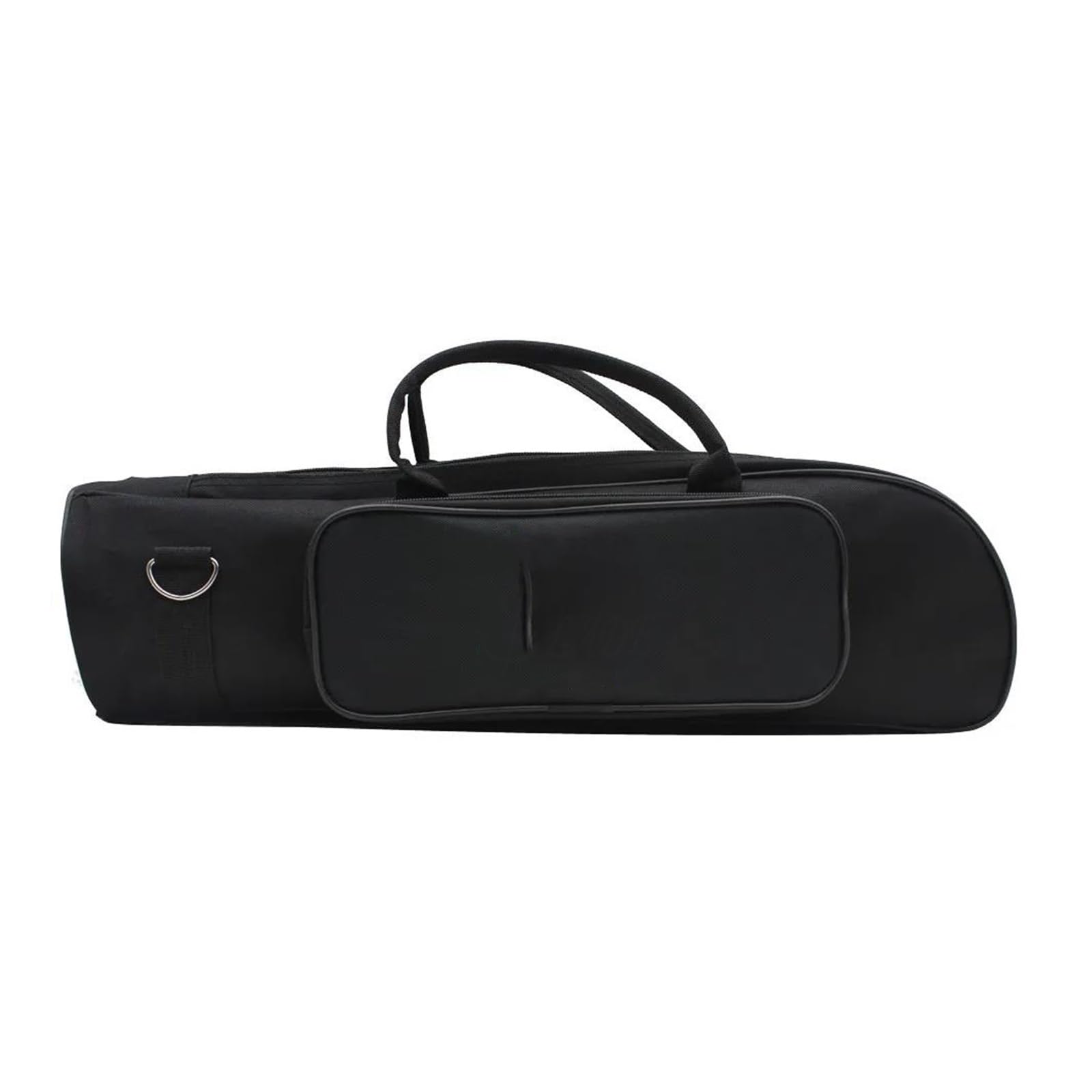 trąbka instrument Wysokiej jakości trąbka Bb B z płaskim dnem trwała mosiężna trąbka z posrebrzanym ustnikiem piękna torba koncertowa(Color:Silver)