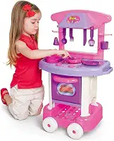 Play Time Cozinha, Cotiplás, Rosa