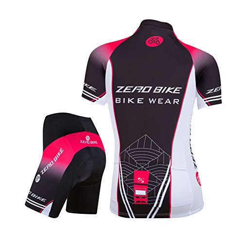 Image of Women's Short Sleeve Cycling Jersey Jacket Cycling Shirt Quick Dry Breathable Mountain Clothing Bike Top