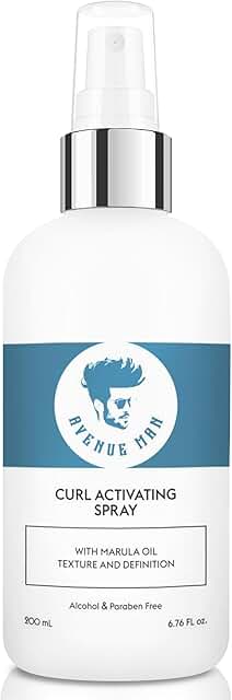 Avenue Man Curl Activating Spray - Frizz Free Activator for Defined, Irr...