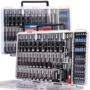 80-Piece Premium Magnetic Impact Nut Driver Set Metric & SAE with Socket Adapters, Bit Holder, Wing Nut Driver, Universal Sockets, Quick Release Extension, Power Bits
