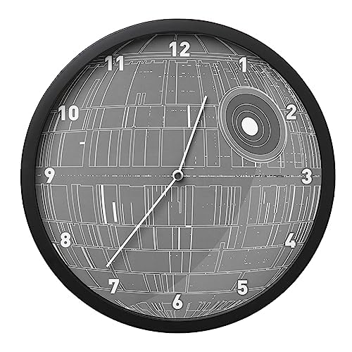 Paladone Death Star Glow In The Dark Wall Clock - Officially
