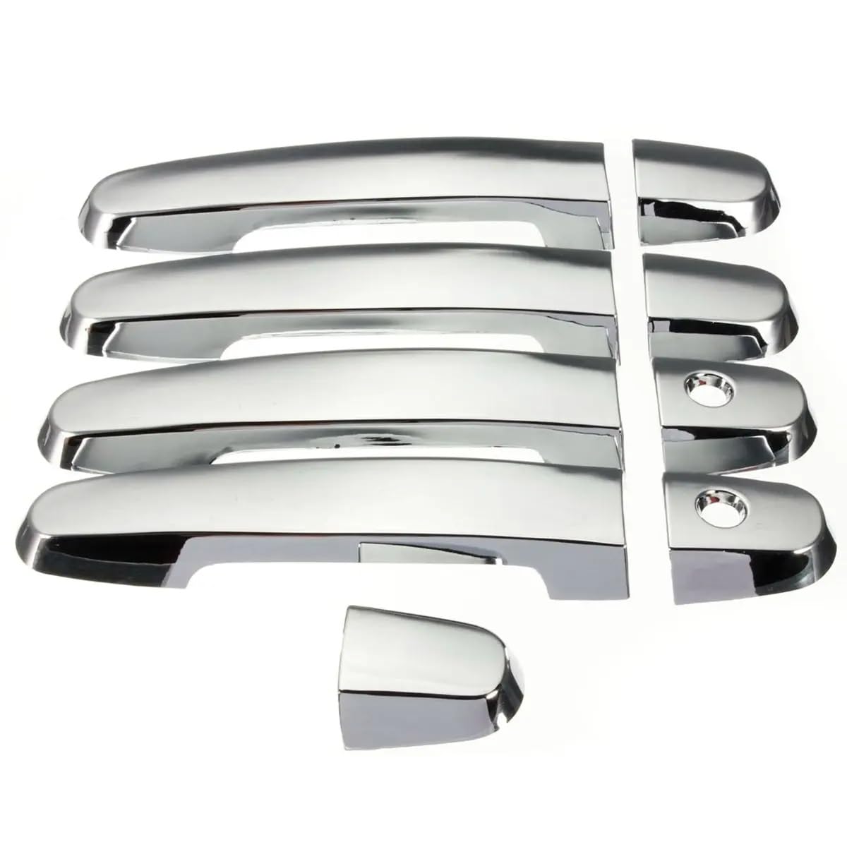 RDWSPLI Exterior Handle Shell Compatible with Toyota for Highlander 2001 2002 2003 2004 2005-2011 9PCS/Set Car Door Handle Covers Exterior Parts Chrome