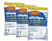 15 Eureka Sanitaire Type ST Vacuum Bags, Express, Power Team Canister, Home Cleaning System Vacuum Cleaners, 63213, 63213A, 63213-g5, 63213-10, S670D, S677D, SC678A, SC883A, SC888J, EUR 678, EUR 688, EUR 888