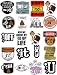 Hard Hat Adult Stickers, 100% Vinyl 20 Pack for Construction, Hardhat, Tool Box, Helmet and More