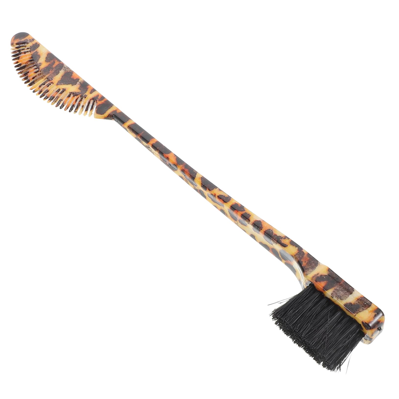 HAKIDZEL Dual Head Eyebrow Brush Applicator Tool for Effortless Shaping and Styling Compact Travel Design for Beauty and Hair Integrated Comb for Natural Arches