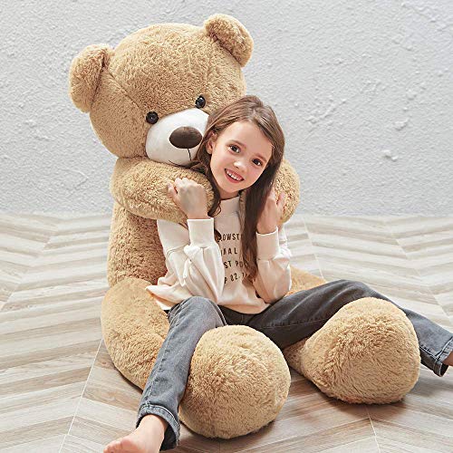 Image of MaoGoLan Big Teddy Bear 55 inches Giant Bear Stuffed Animals Large Plushies Life Size Teddy for Children Adults