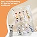 Attelite Acrylic Display Case for Collectibles, 3 Tier Figure Display Cases with 2 Movable Dividers, Clear Stackable Display Box Showcase with Magnetic Door for Action Figures