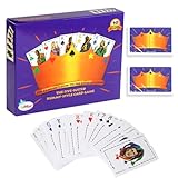 SGZIOO Five Crowns Card Game, Card Game Crowns Poker Board Game, Family Playing Cards, for Family Gather, Card Games for 2 to 7 Players, Bring More Fun to Families & Friends