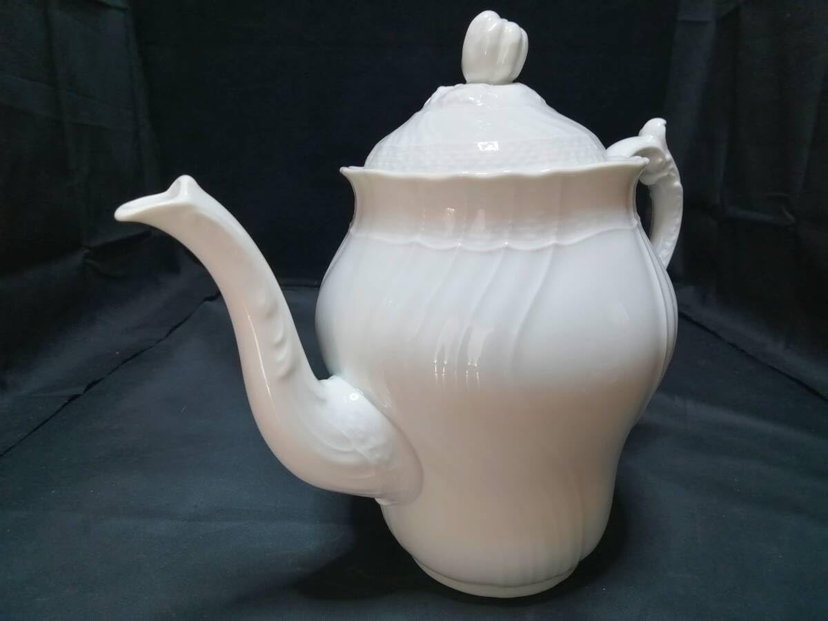 ⑥リチャードジノリ ベッキオホワイト ティーポット 【公式通販】